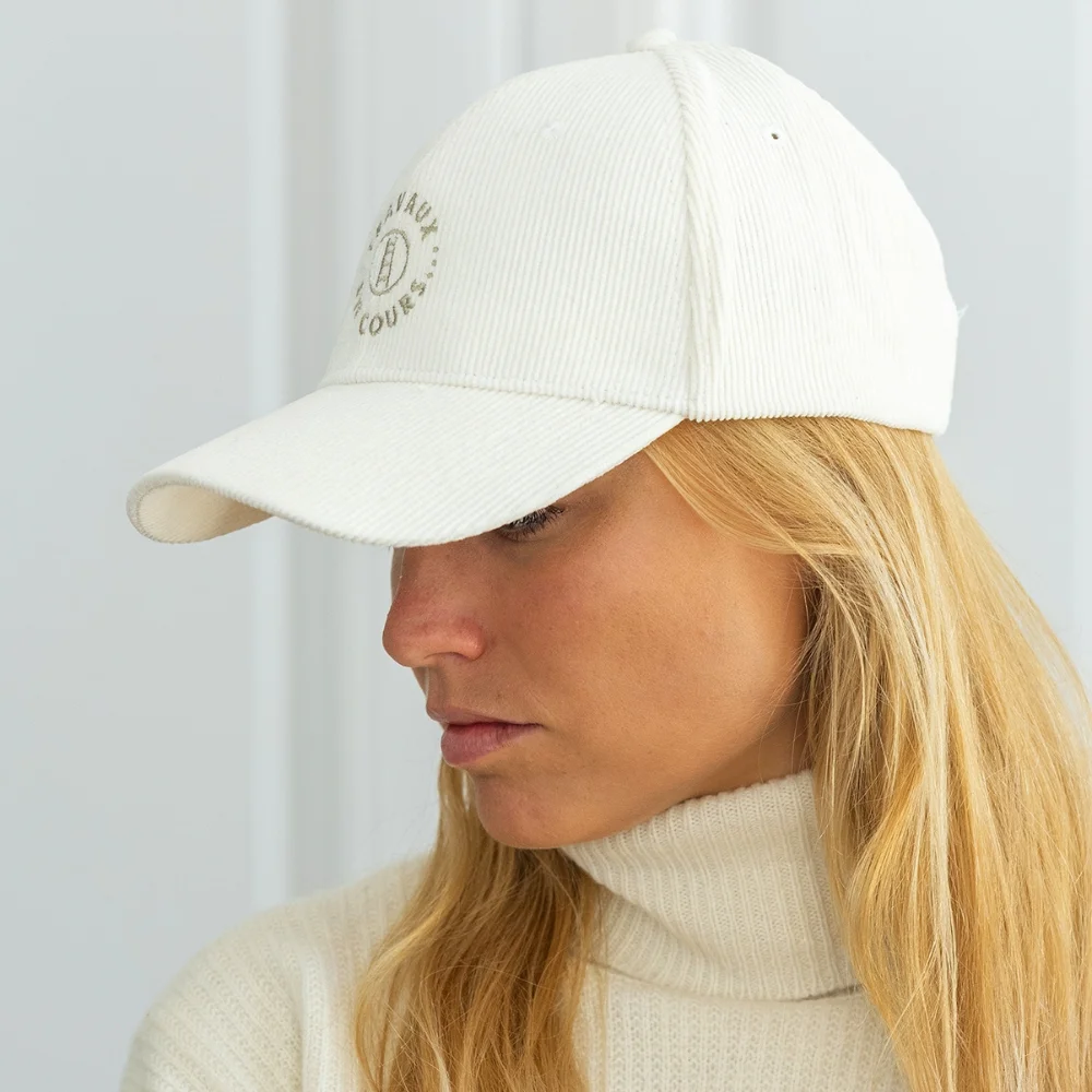 Casquette velours écoresponsable