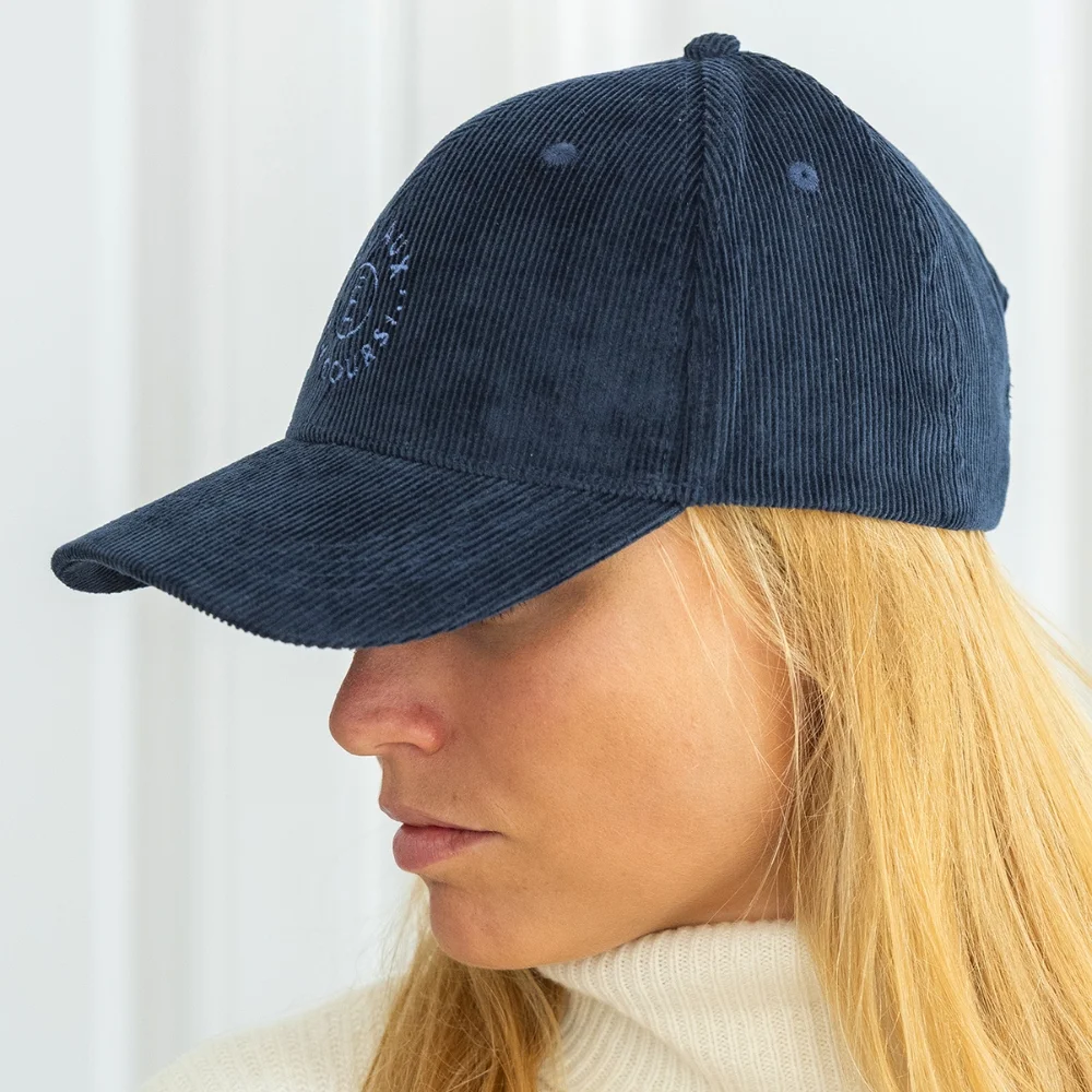 Casquette velours écoresponsable