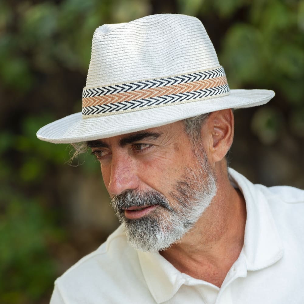 Paper hat large ribbon