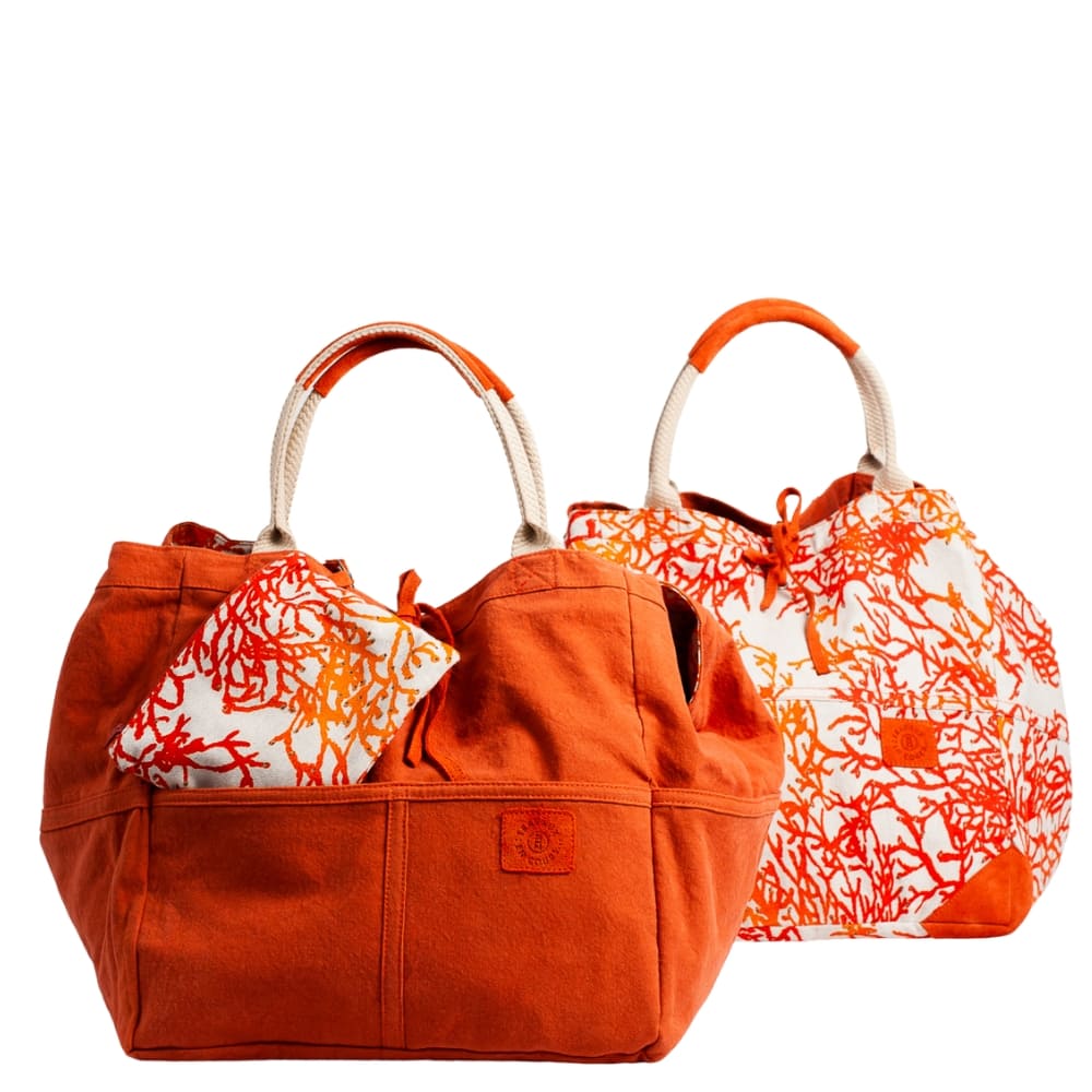 Large tote bag reversible