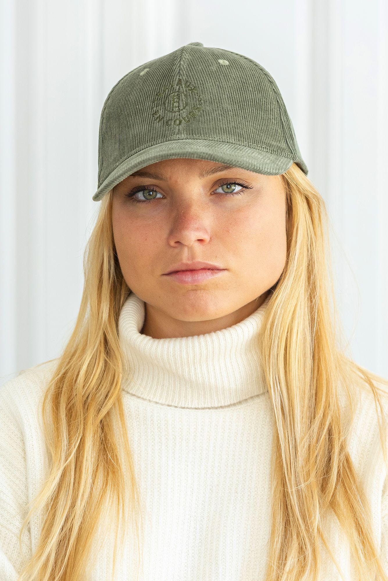 Casquette velours écoresponsable