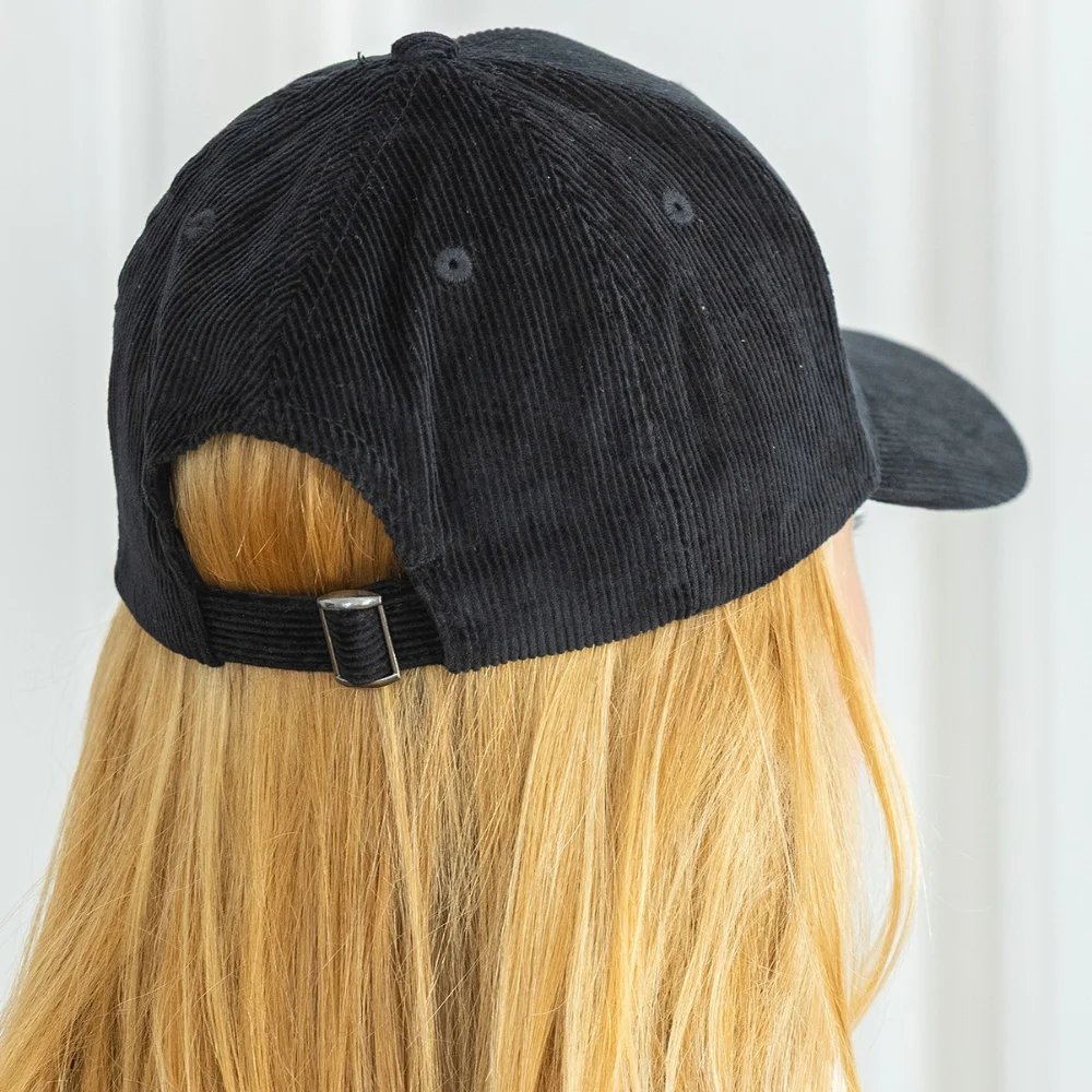 Casquette velours écoresponsable