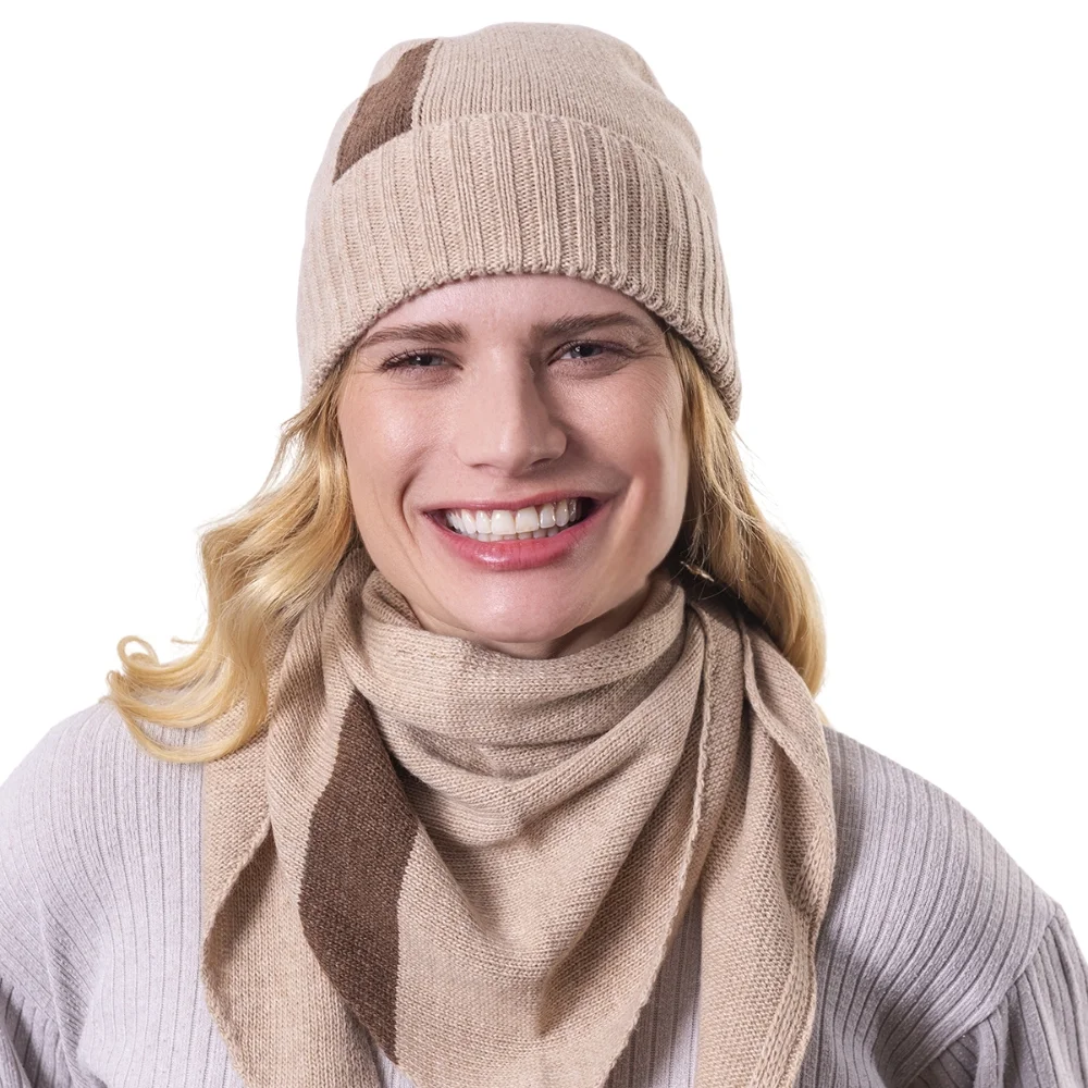 Echarpe triangle Stripe