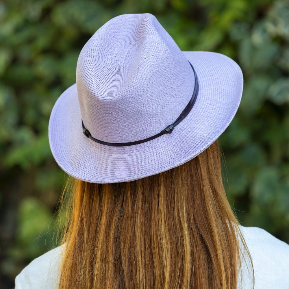 CHAPEAU PAPIER LIEN CUIR
