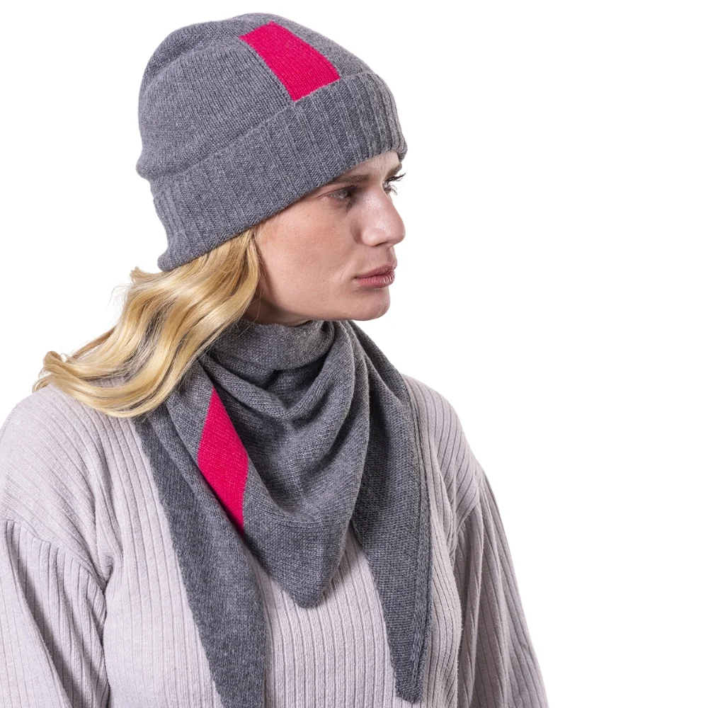 Echarpe triangle Stripe