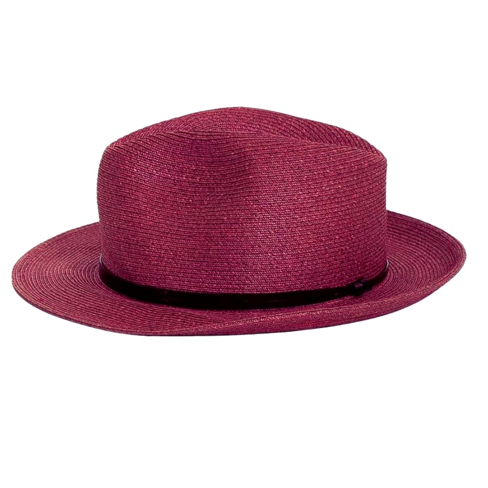 CHAPEAU PAPIER LIEN CUIR