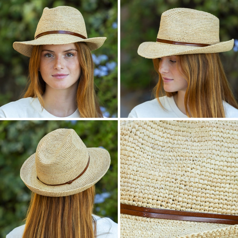 RAFFIA HAT