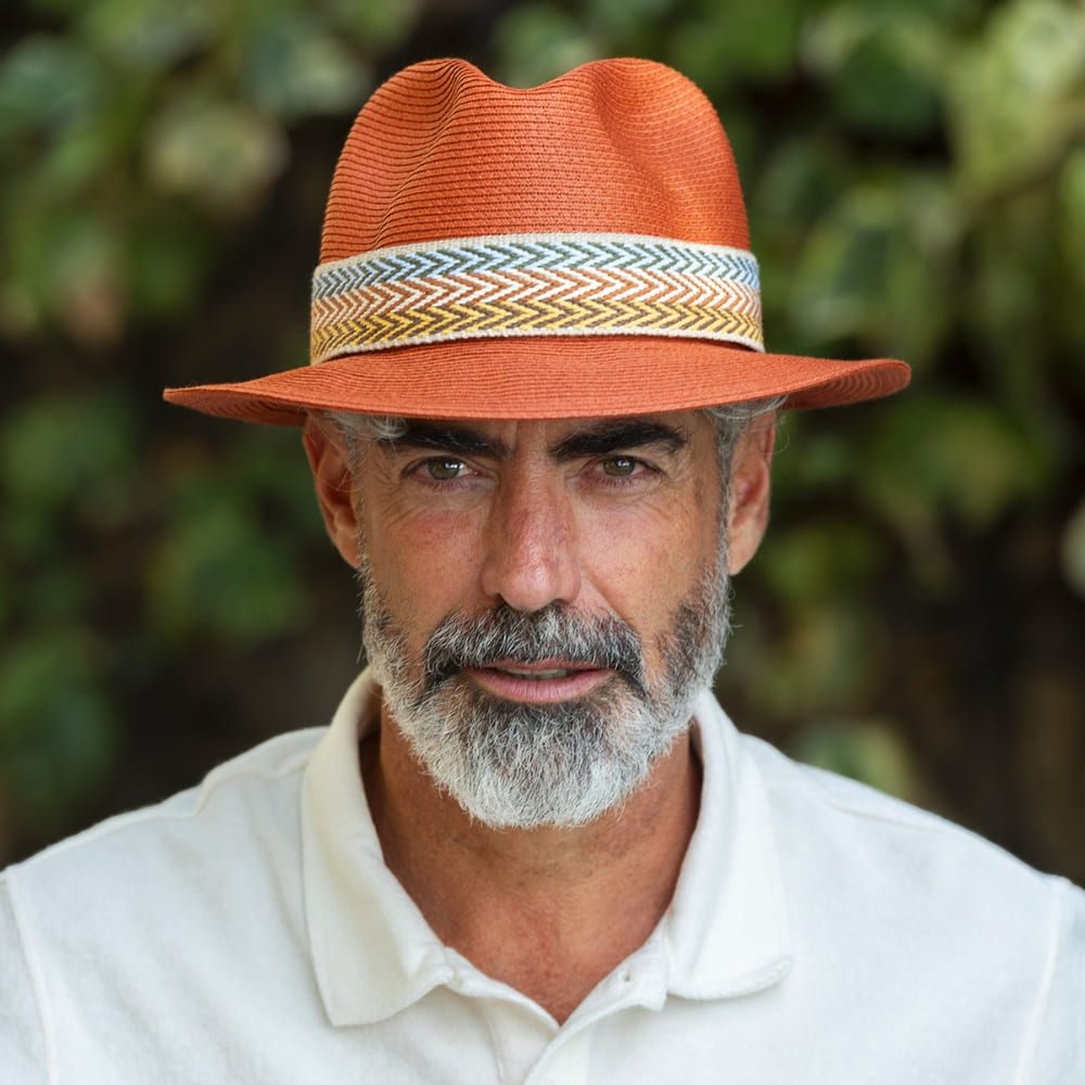 Paper hat large ribbon