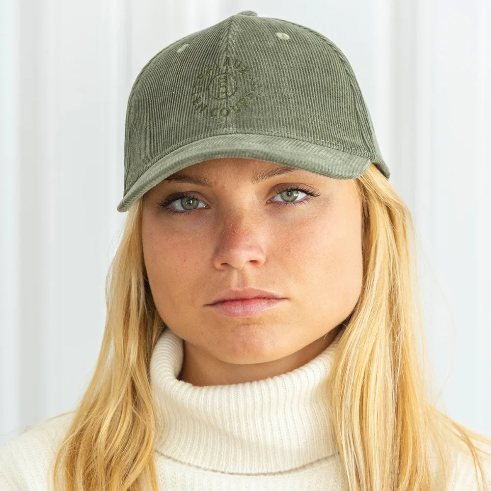Casquette velours écoresponsable