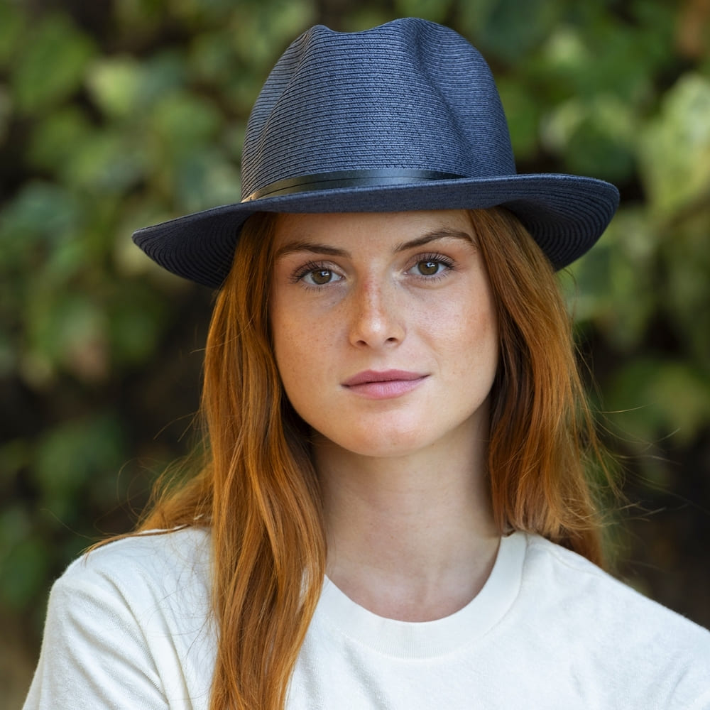 CHAPEAU PAPIER LIEN CUIR