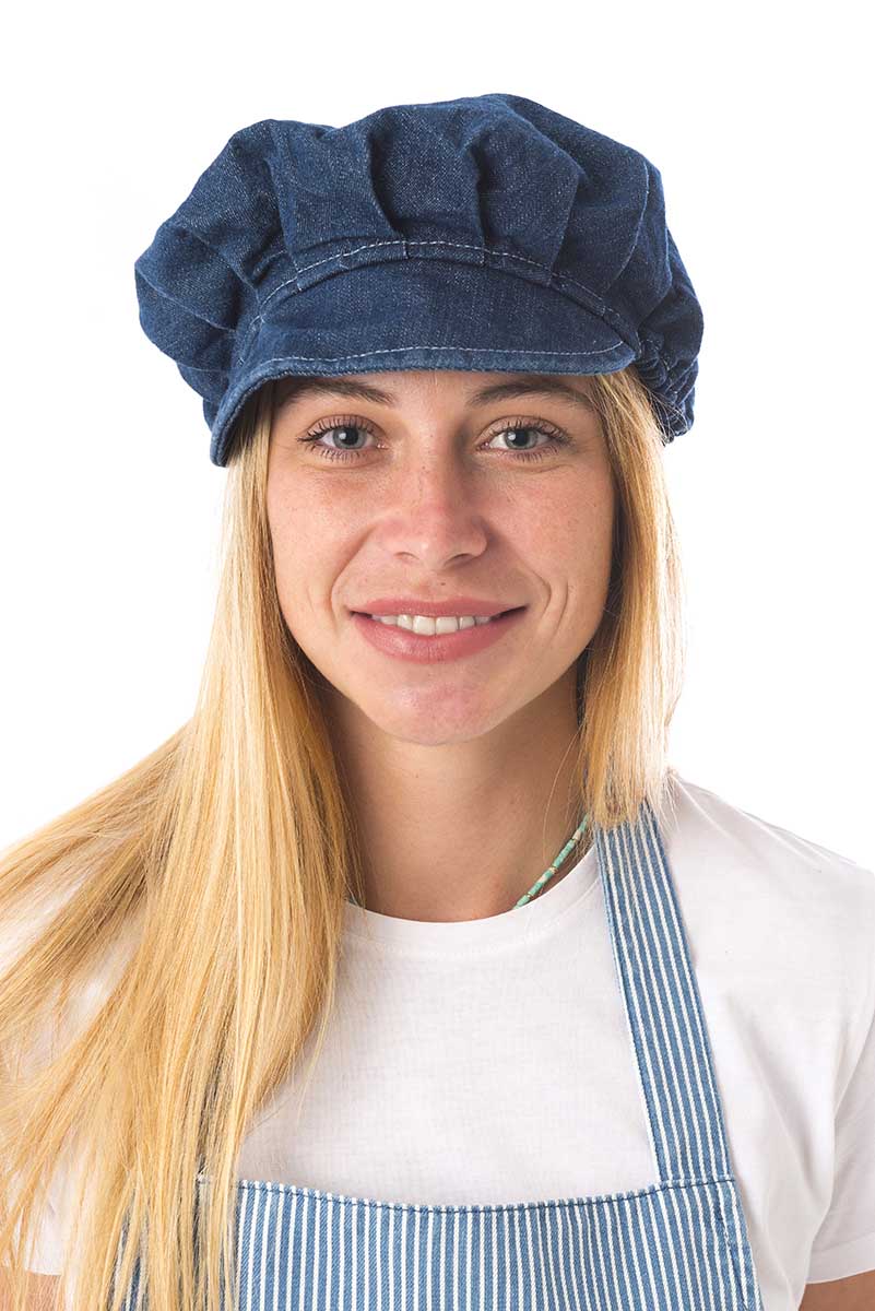 Denim cap