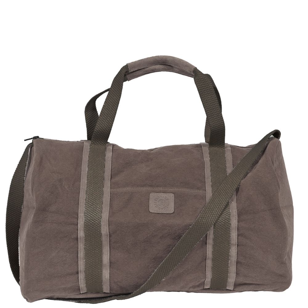 Duffle bag with zipper