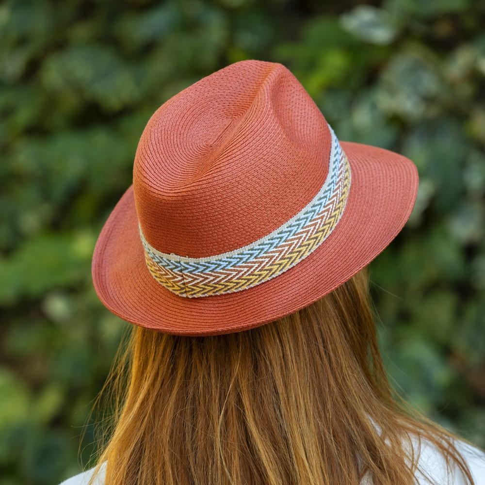 Paper hat large ribbon