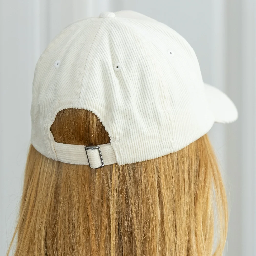 Casquette velours écoresponsable