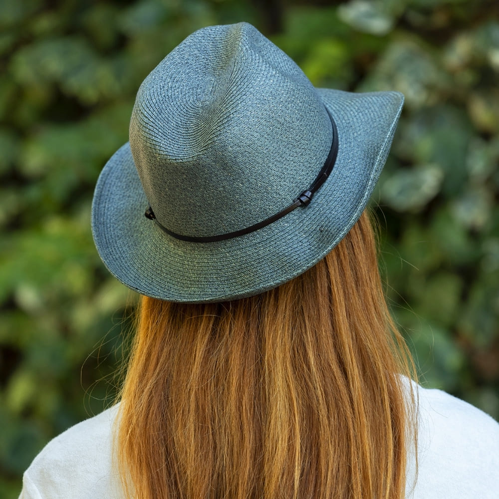 CHAPEAU PAPIER LIEN CUIR