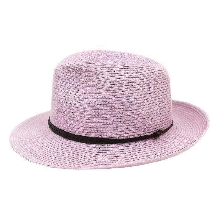 CHAPEAU PAPIER LIEN CUIR
