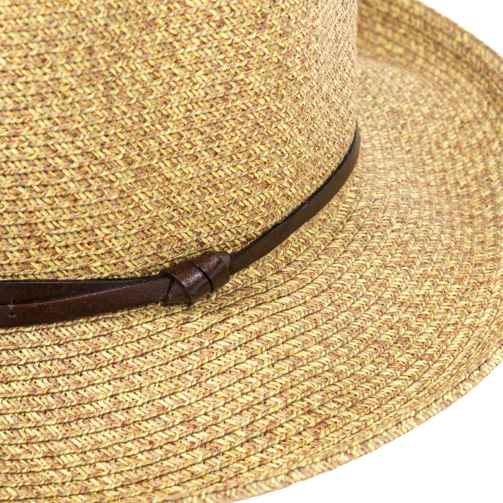 CHAPEAU PAPIER LIEN CUIR