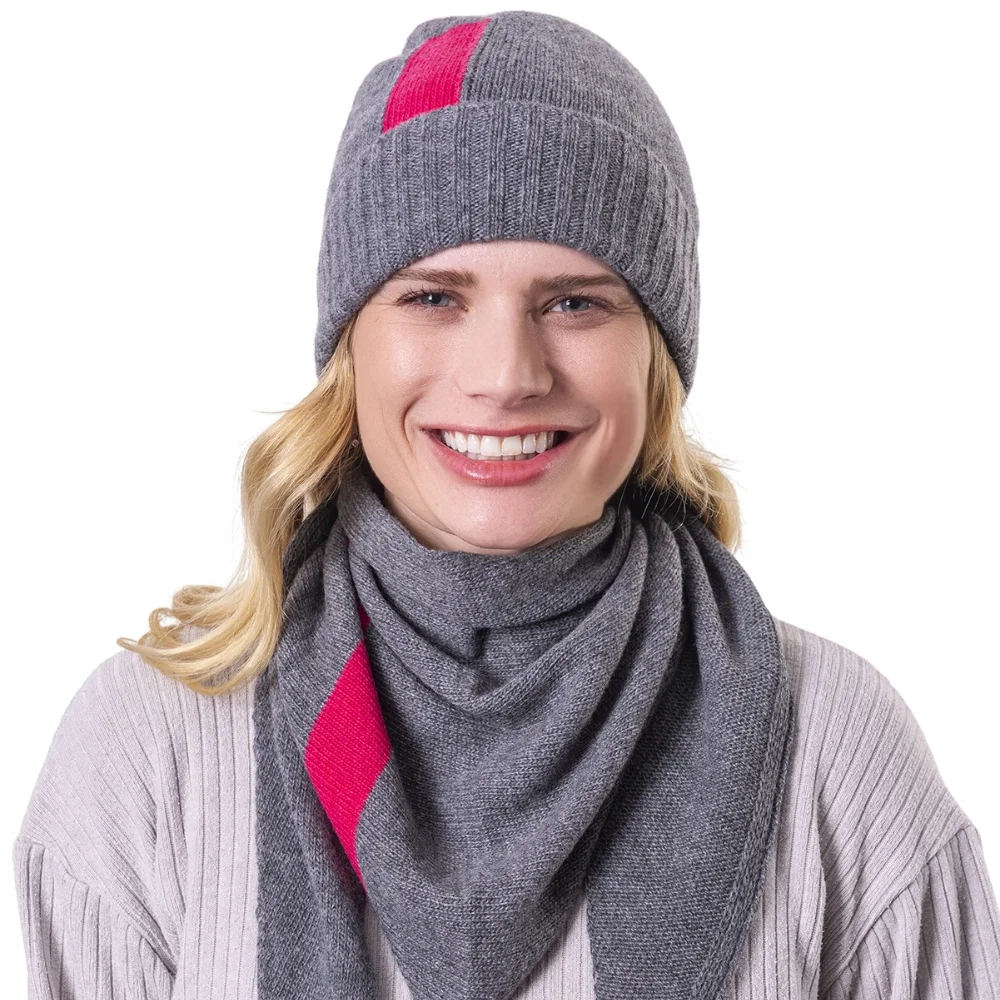 Echarpe triangle Stripe