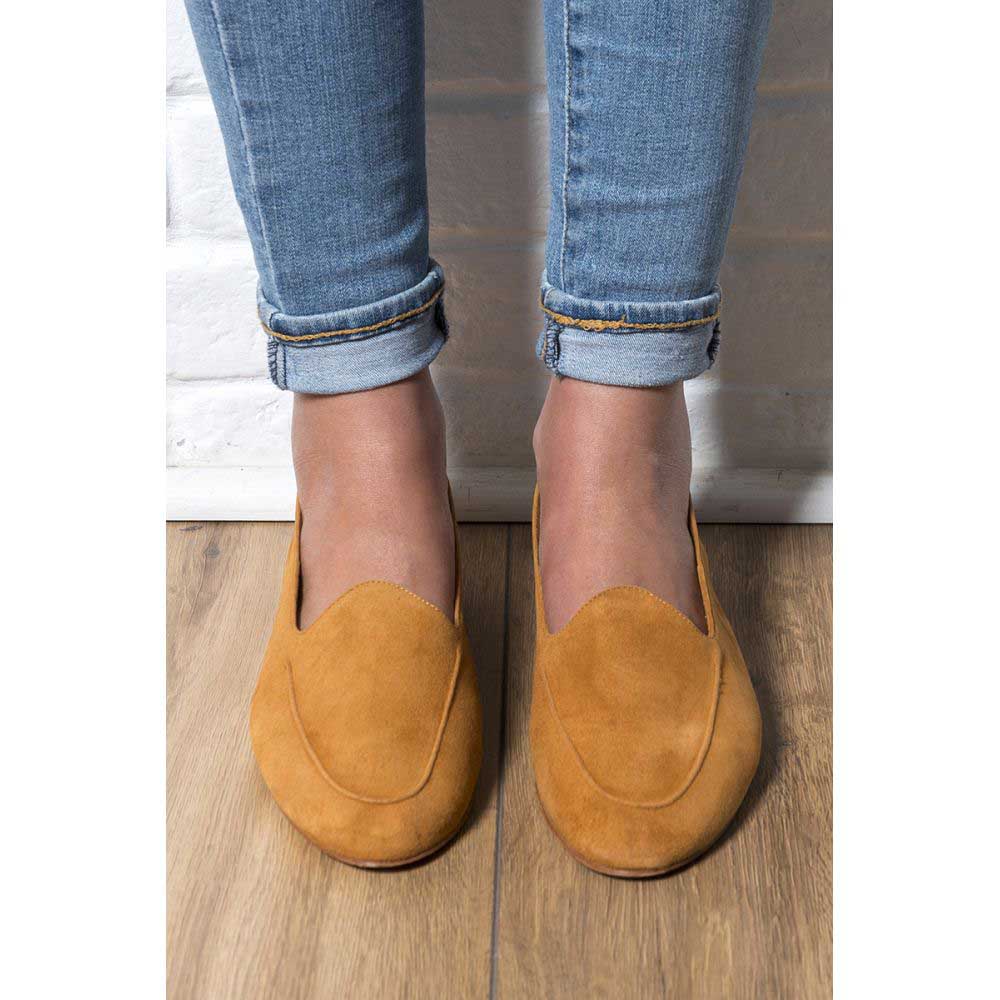 SUEDE LOAFERS