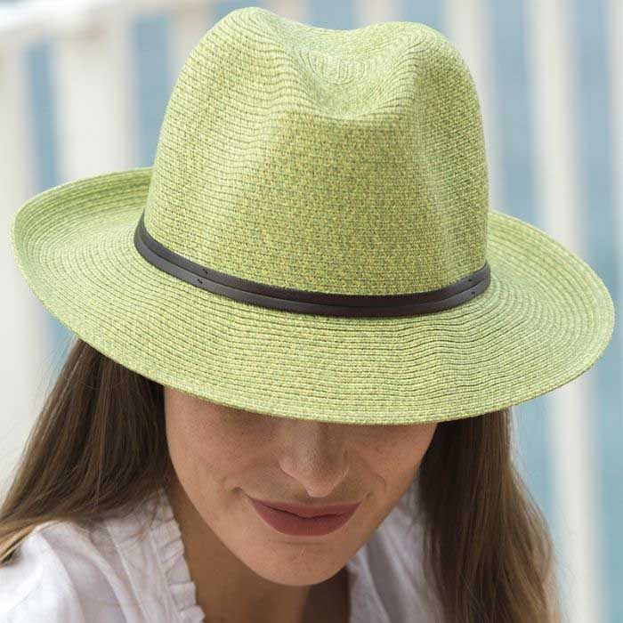 CHAPEAU PAPIER LIEN CUIR
