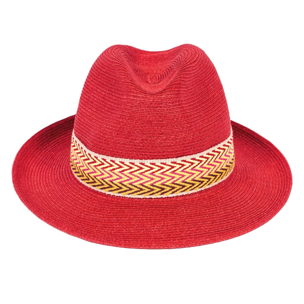 Chapeau papier ruban large
