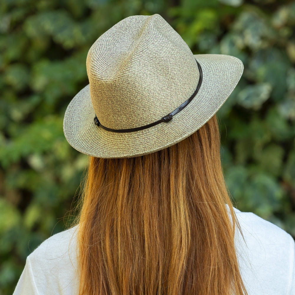 CHAPEAU PAPIER LIEN CUIR