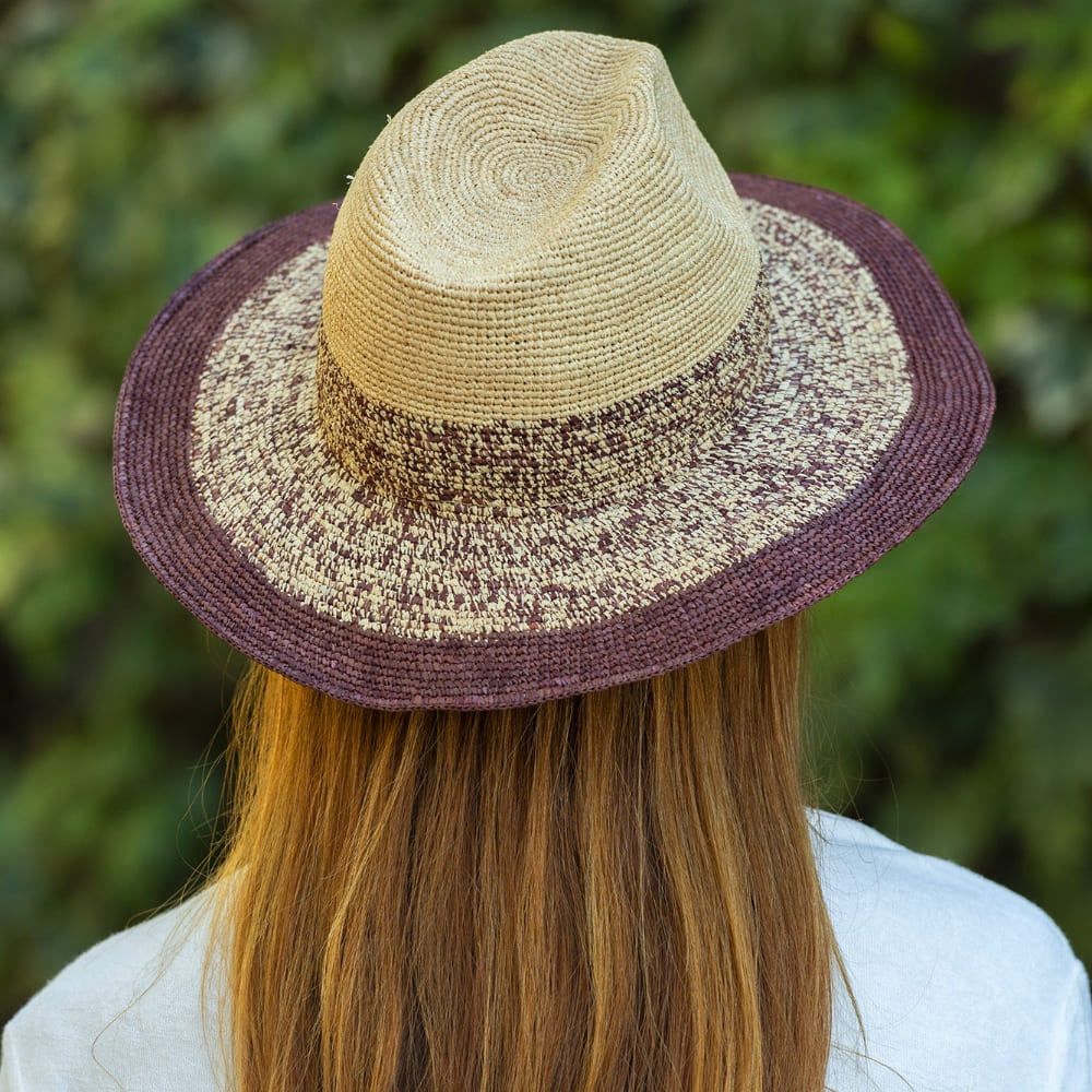 Floppy hat raffia