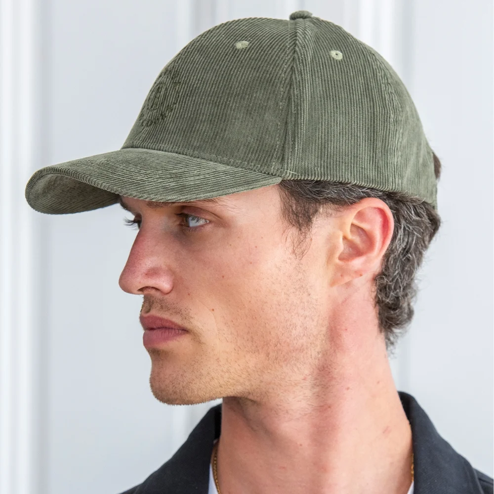 Casquette velours écoresponsable
