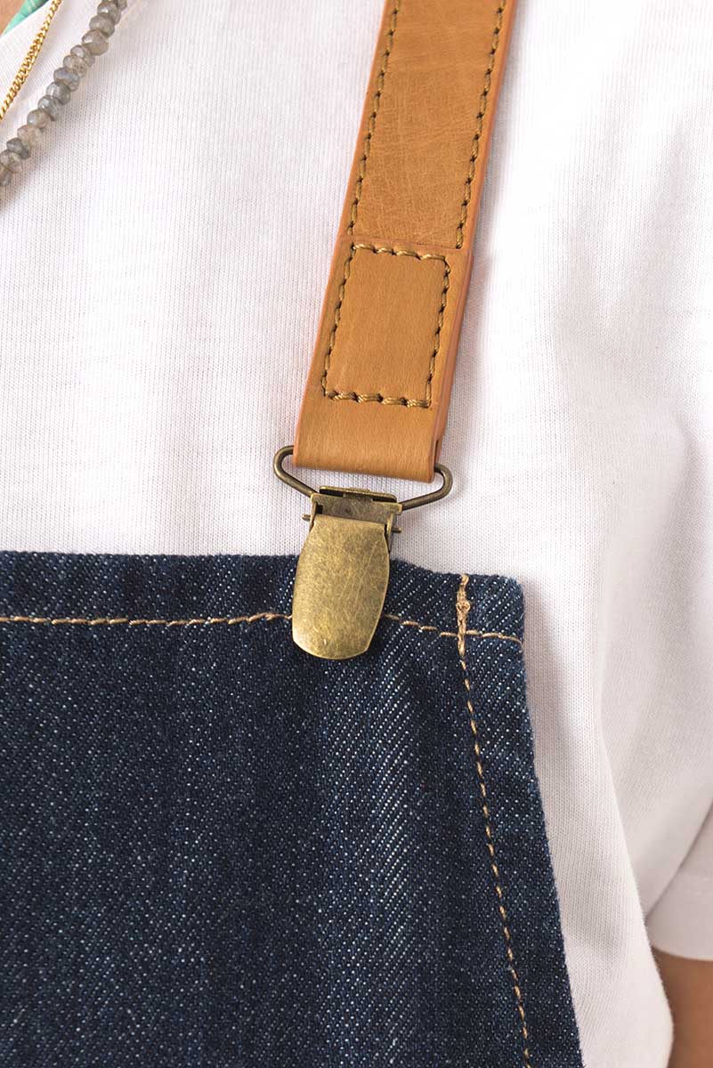 TABLIER DENIM NEW-YORK