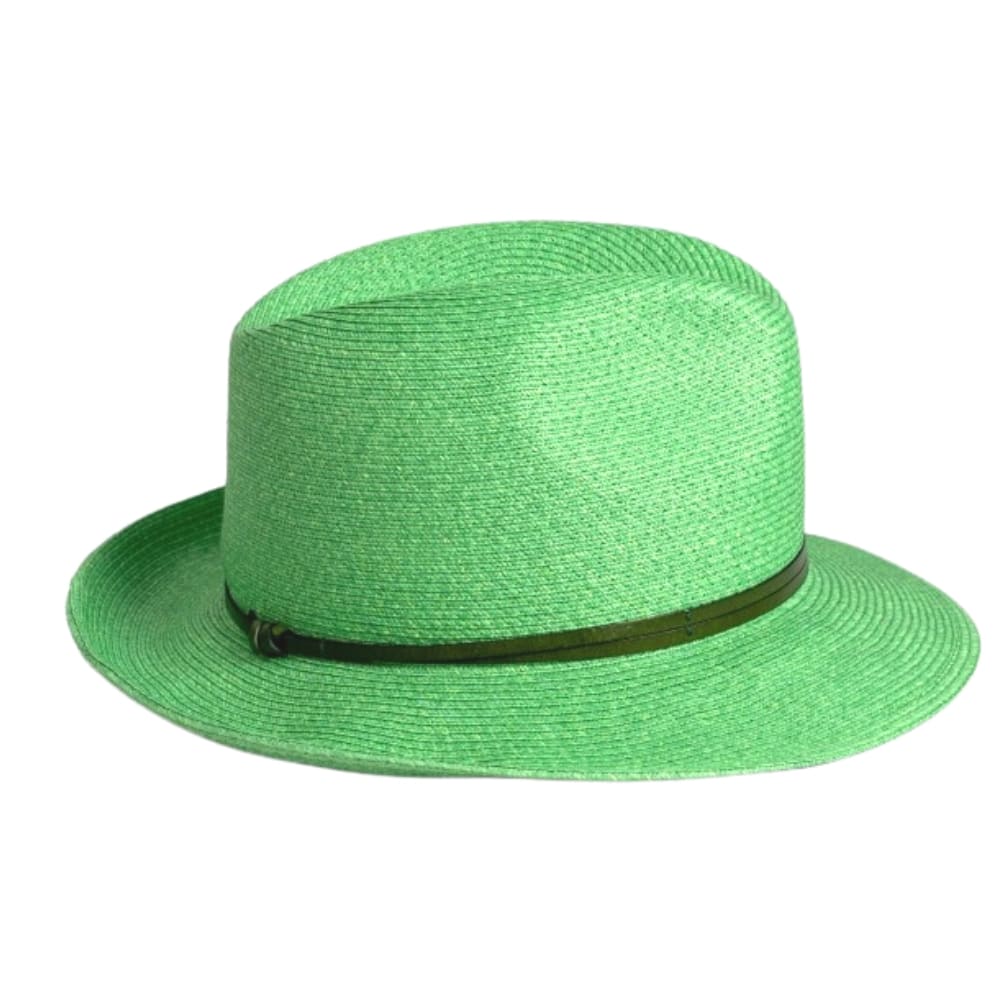 CHAPEAU PAPIER LIEN CUIR