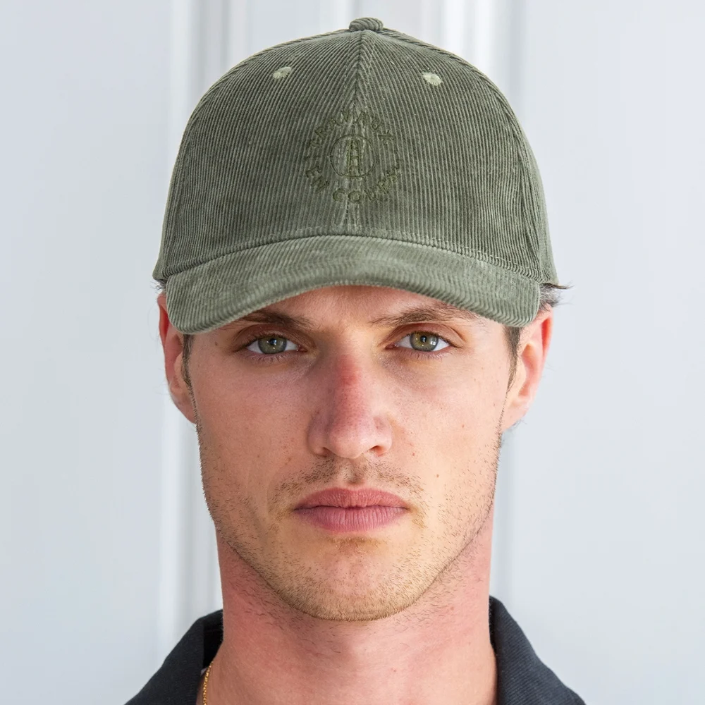 Casquette velours écoresponsable