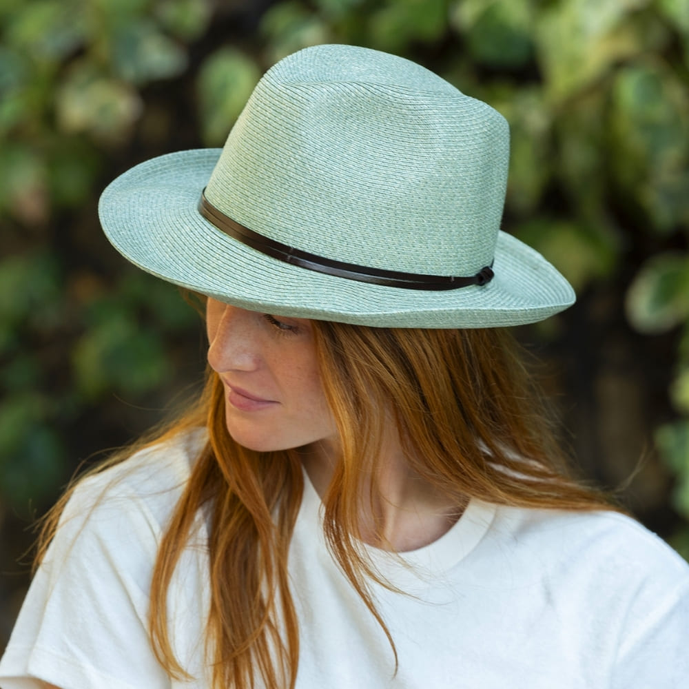 CHAPEAU PAPIER LIEN CUIR