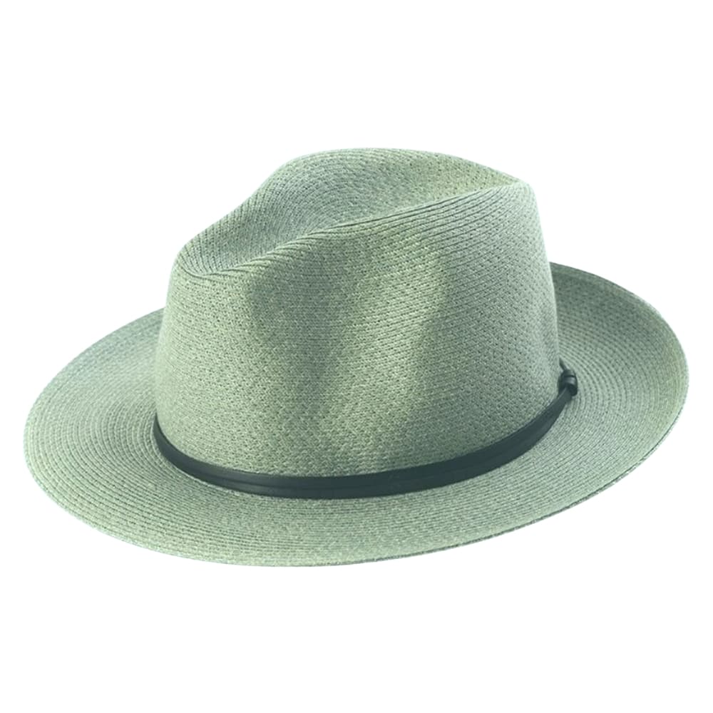 CHAPEAU PAPIER LIEN CUIR