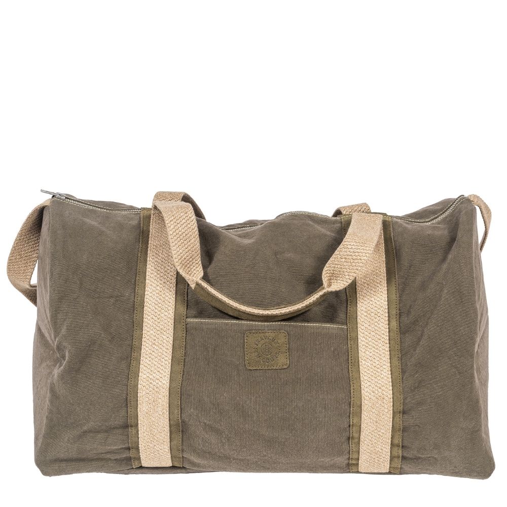 Duffle bag with zipper
