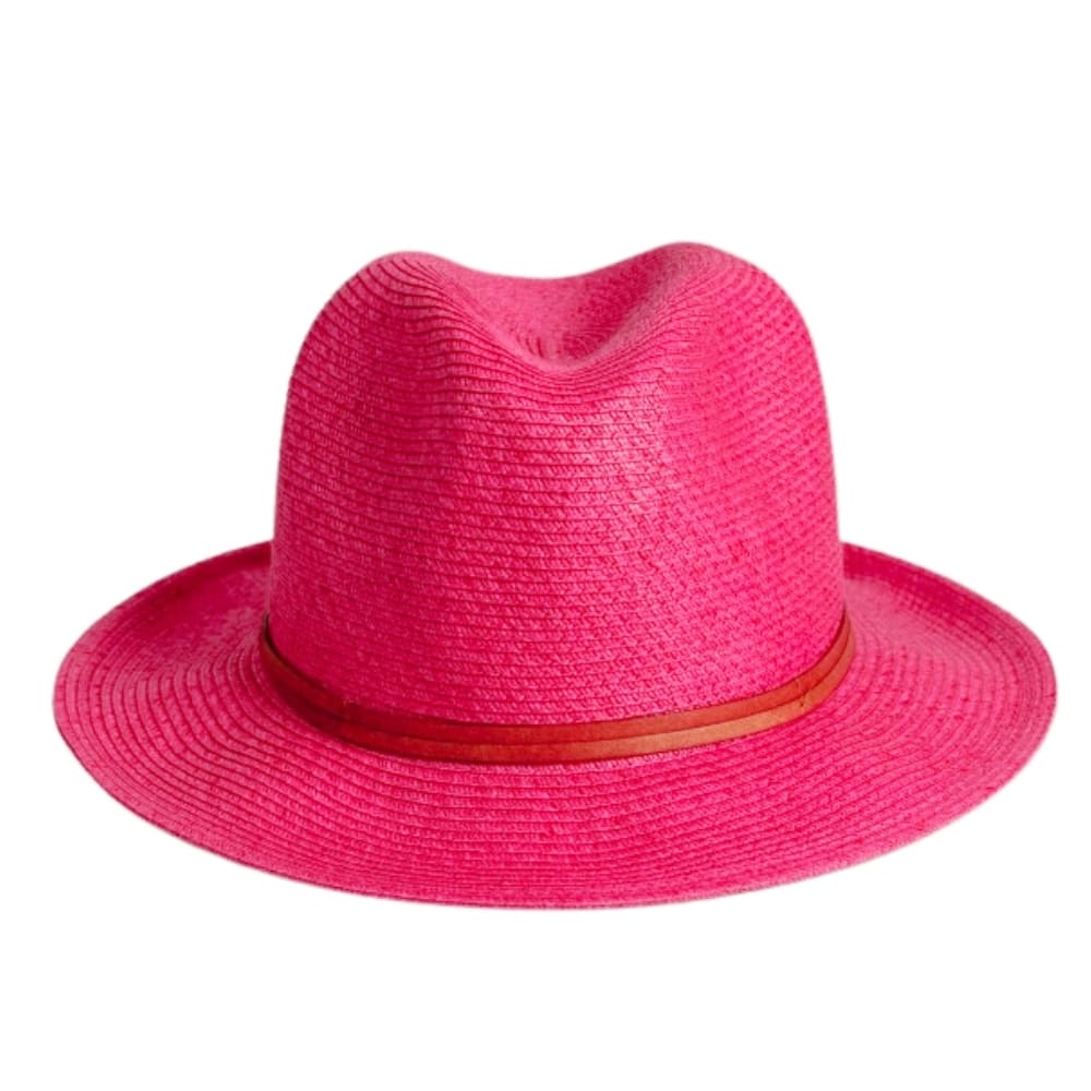 CHAPEAU PAPIER LIEN CUIR