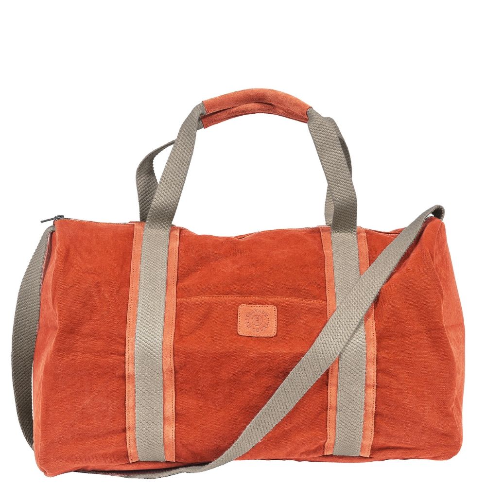 Duffle bag with zipper