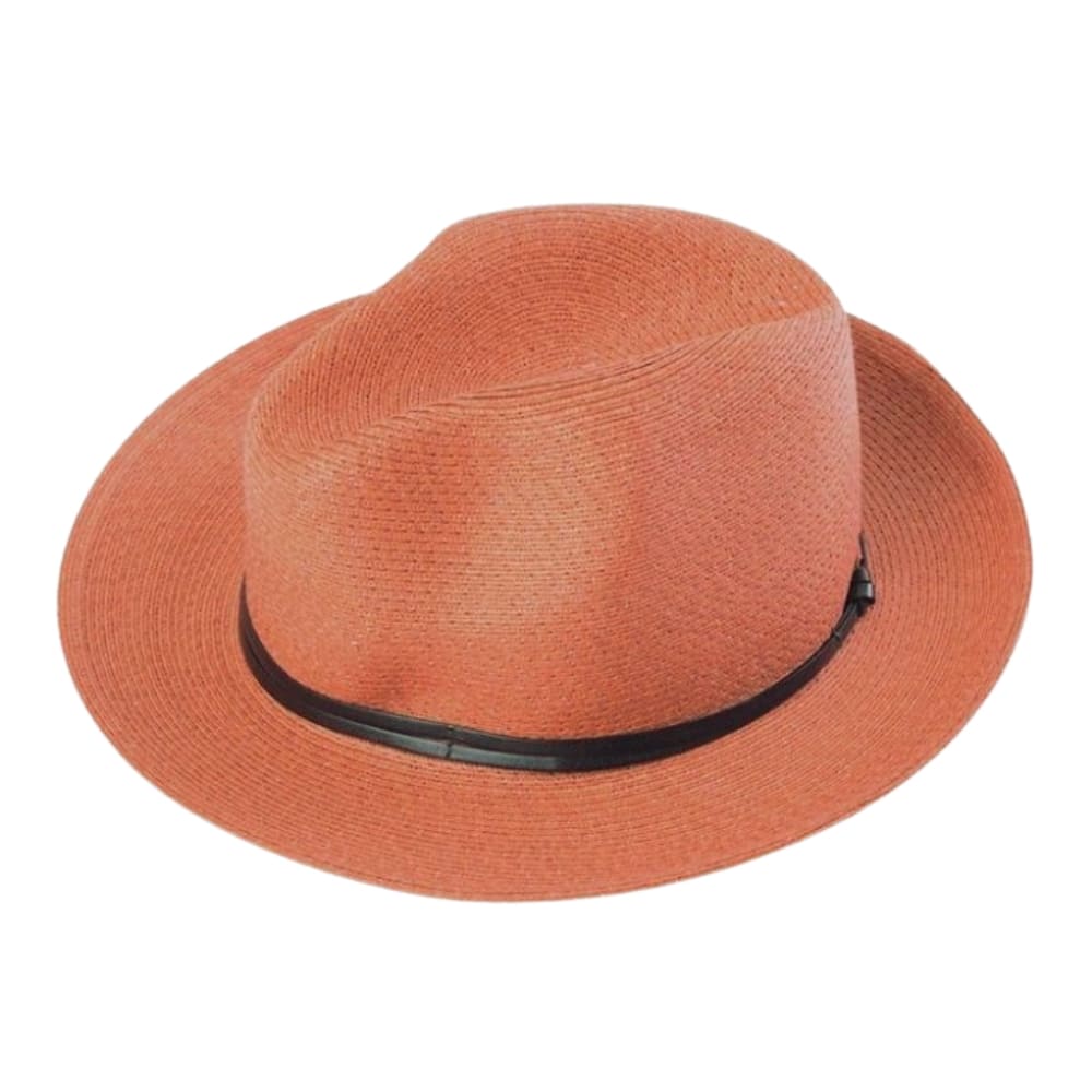 CHAPEAU PAPIER LIEN CUIR
