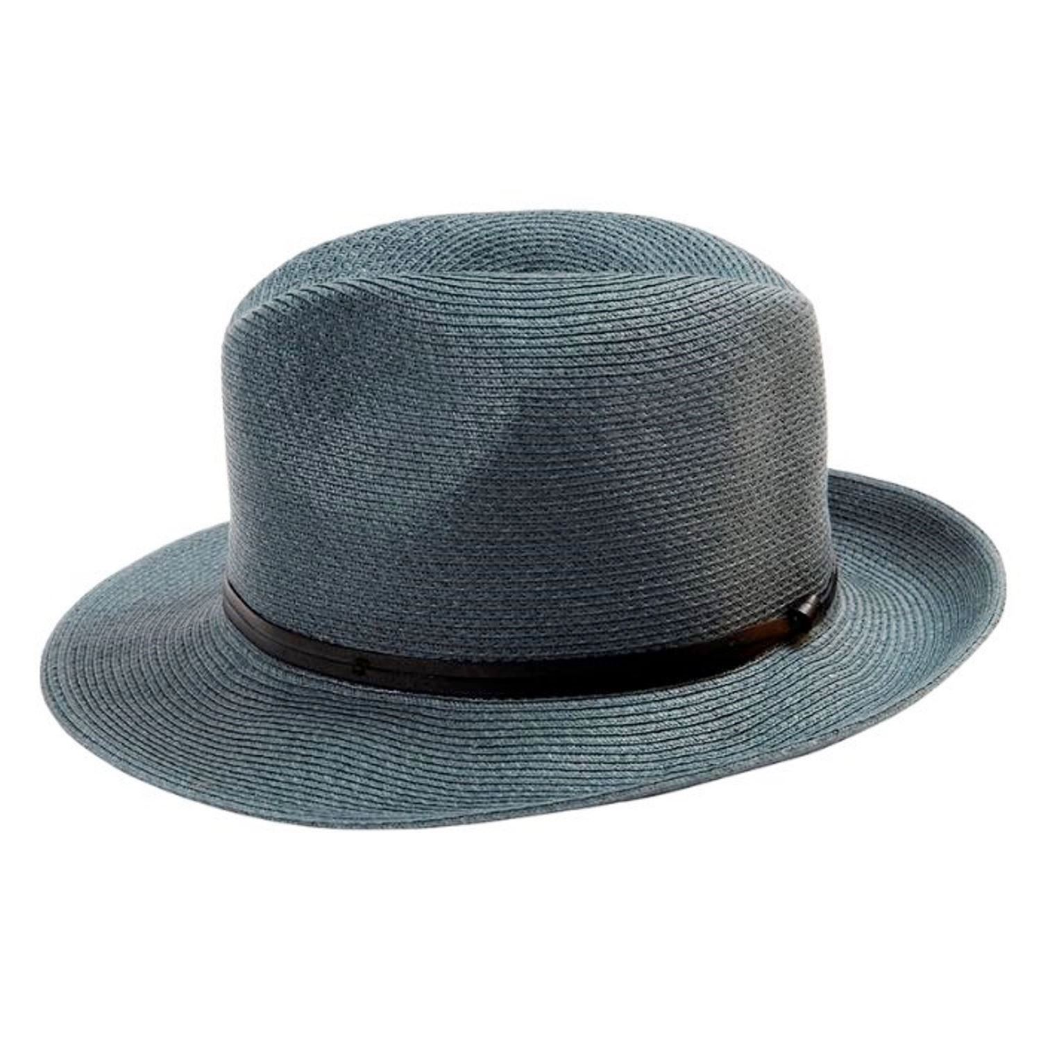 CHAPEAU PAPIER LIEN CUIR