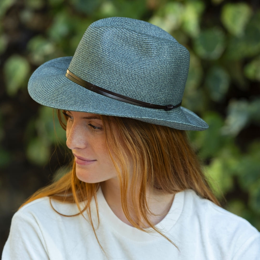 CHAPEAU PAPIER LIEN CUIR