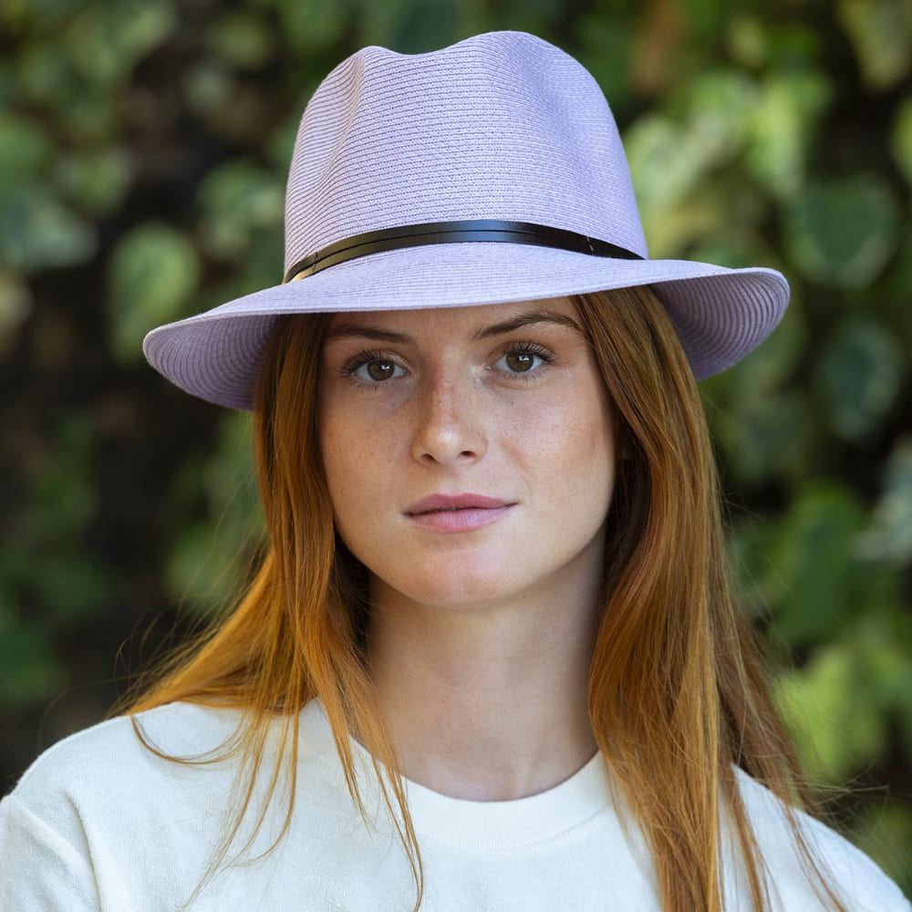 CHAPEAU PAPIER LIEN CUIR