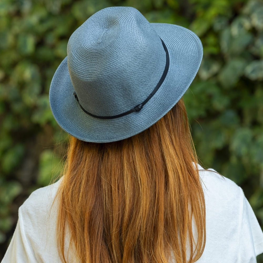 CHAPEAU PAPIER LIEN CUIR