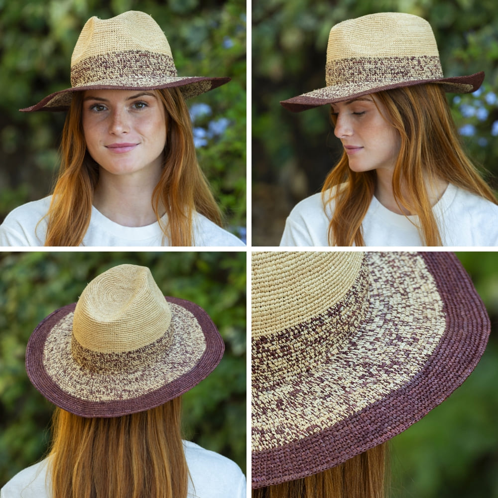 Floppy hat raffia