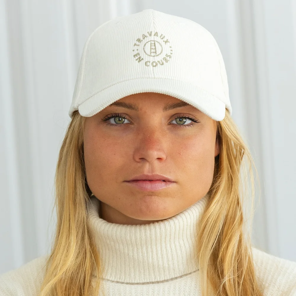 Casquette velours écoresponsable