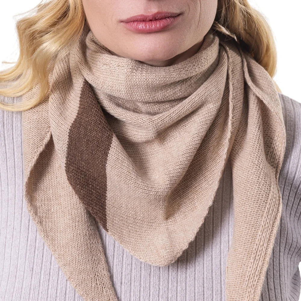 Echarpe triangle Stripe