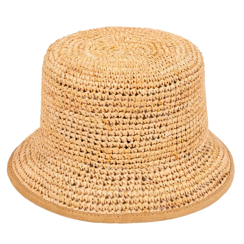 Raffia bucket hat natural