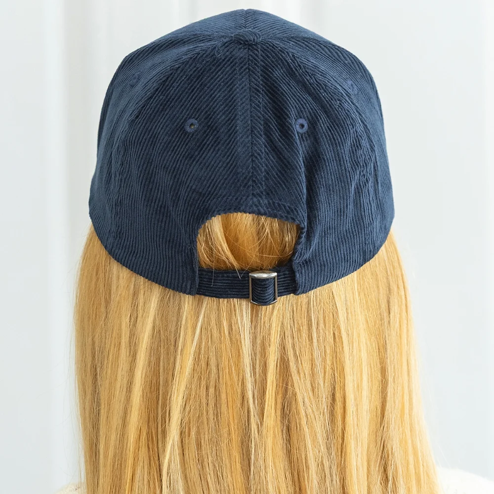 Casquette velours écoresponsable