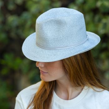 CHAPEAU PAPIER LIEN CUIR